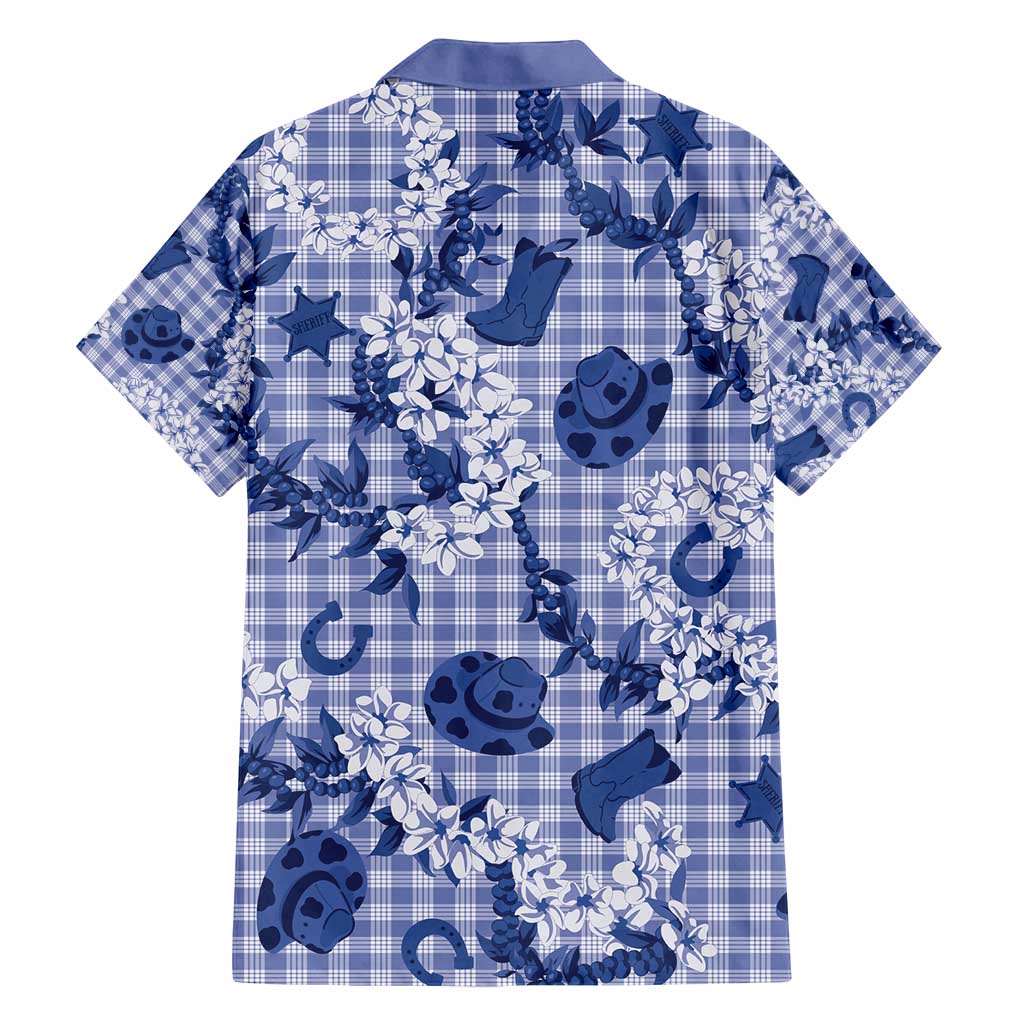 Mokihana Maile Ilima Leis Paniolo Palaka Family Matching Summer Maxi Dress and Hawaiian Shirt Hawaiian Polu Spirit - Polynesian Pride