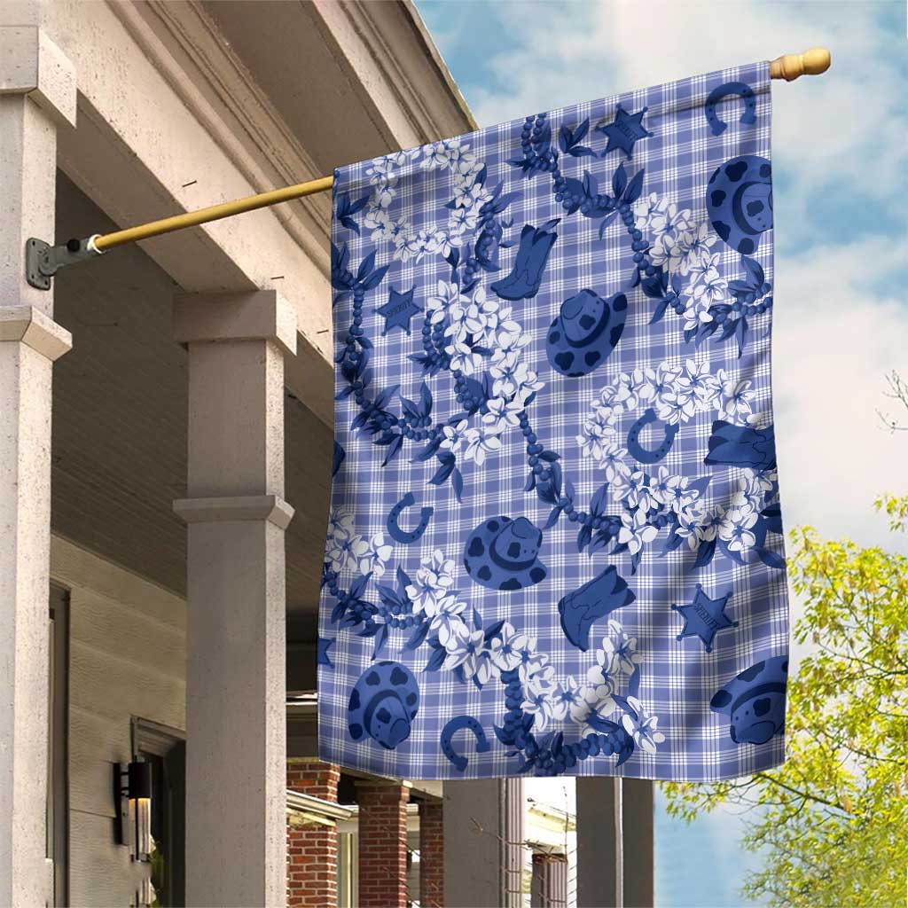 Mokihana Maile Ilima Leis Paniolo Palaka Garden Flag Hawaiian Polu Spirit - Polynesian Pride