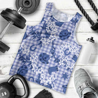 Mokihana Maile Ilima Leis Paniolo Palaka Men Tank Top Hawaiian Polu Spirit - Polynesian Pride