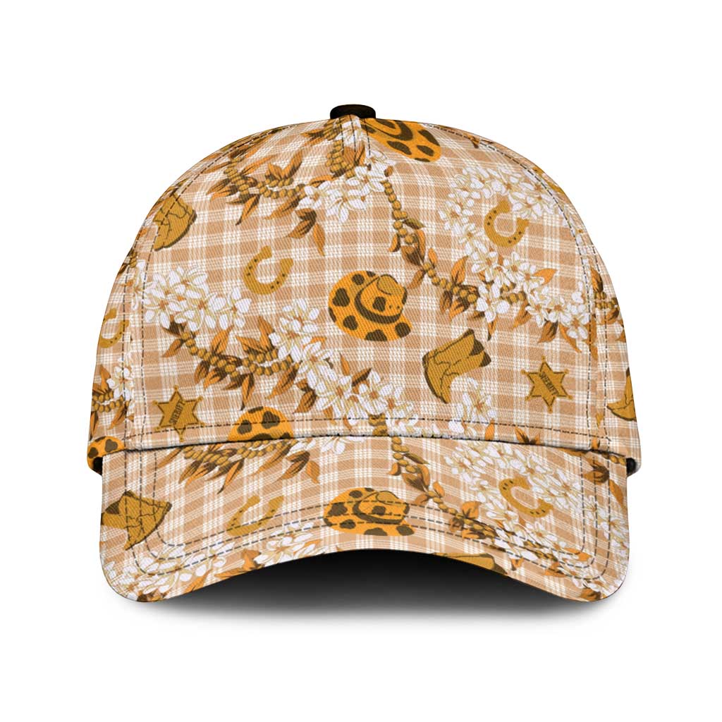 Mokihana Maile Ilima Leis Paniolo Palaka Classic Cap Hawaiian Kula Spirit - Polynesian Pride