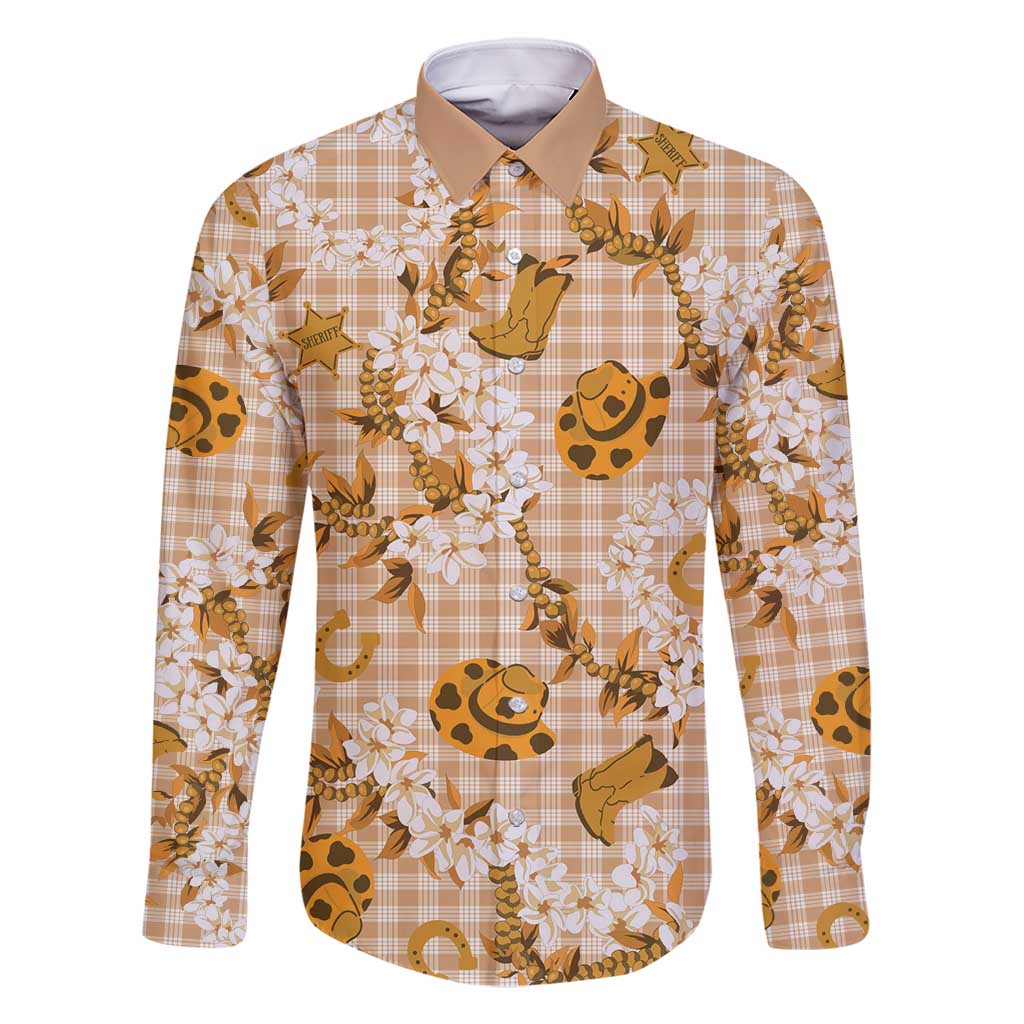 Mokihana Maile Ilima Leis Paniolo Palaka Family Matching Summer Maxi Dress and Hawaiian Shirt Hawaiian Kula Spirit - Polynesian Pride