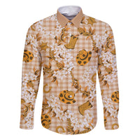 Mokihana Maile Ilima Leis Paniolo Palaka Family Matching Tank Maxi Dress and Hawaiian Shirt Hawaiian Kula Spirit - Polynesian Pride