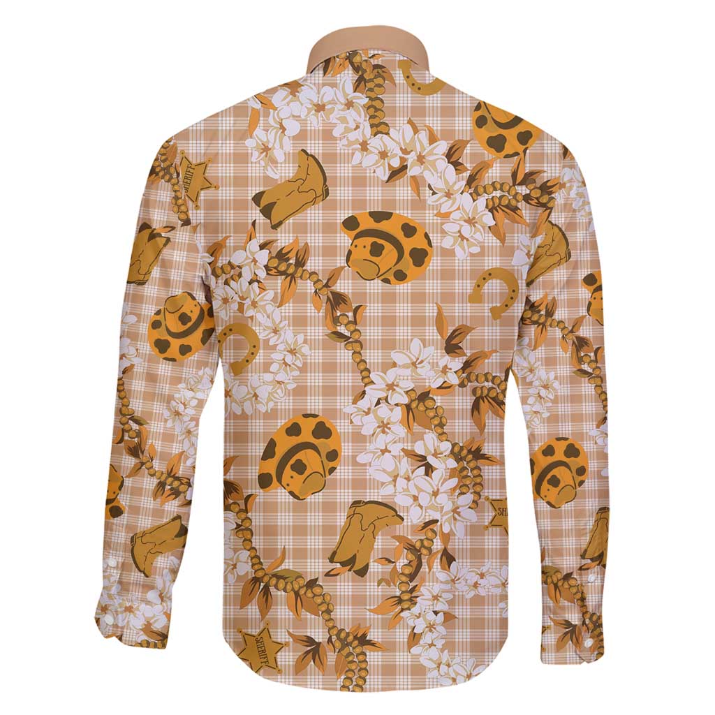 Mokihana Maile Ilima Leis Paniolo Palaka Family Matching Tank Maxi Dress and Hawaiian Shirt Hawaiian Kula Spirit - Polynesian Pride