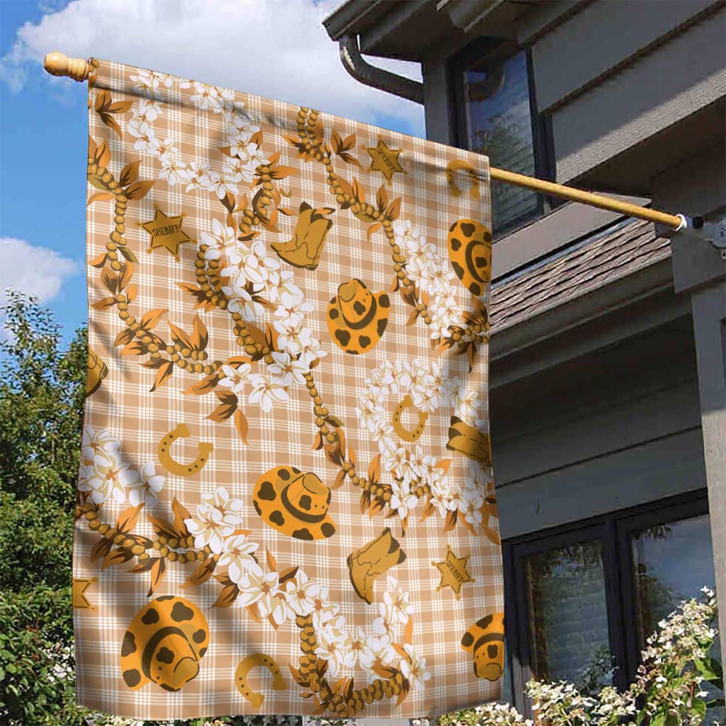 Mokihana Maile Ilima Leis Paniolo Palaka Garden Flag Hawaiian Kula Spirit - Polynesian Pride