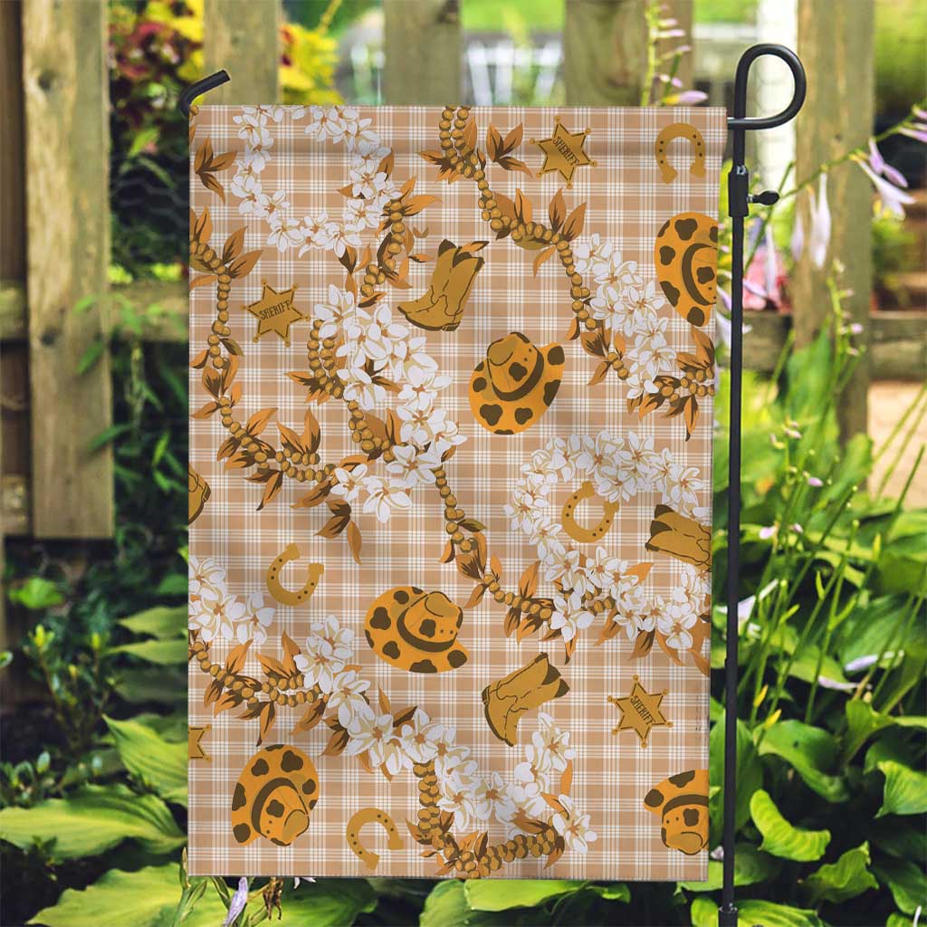 Mokihana Maile Ilima Leis Paniolo Palaka Garden Flag Hawaiian Kula Spirit - Polynesian Pride