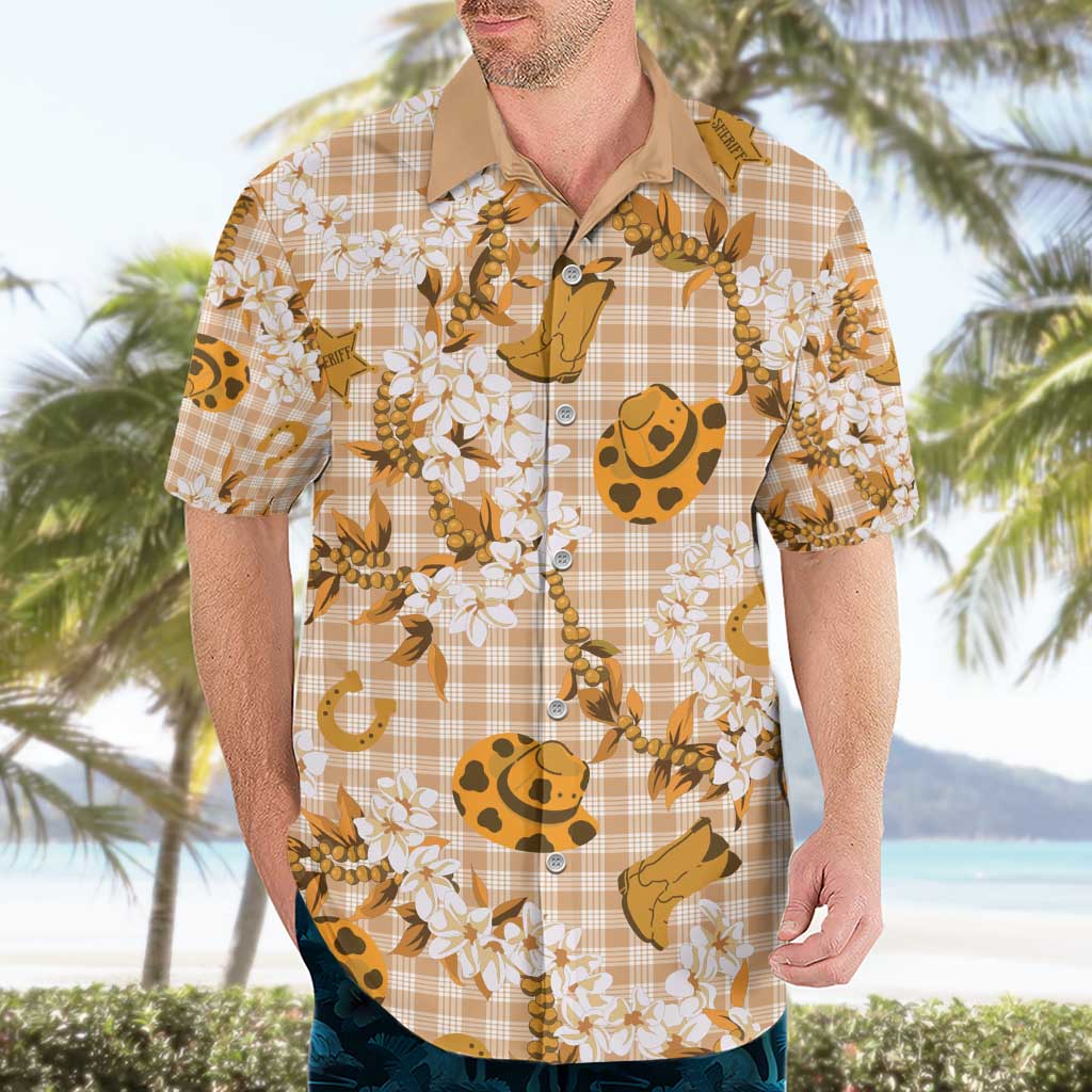 Mokihana Maile Ilima Leis Paniolo Palaka Hawaiian Shirt Hawaiian Kula Spirit - Polynesian Pride