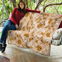 Mokihana Maile Ilima Leis Paniolo Palaka Quilt Hawaiian Kula Spirit - Polynesian Pride