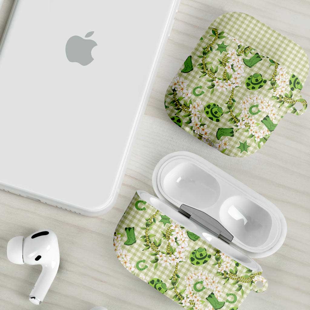 Mokihana Maile Ilima Leis Paniolo Palaka AirPods Case Hawaiian Omaomo Ala Spirit - Polynesian Pride