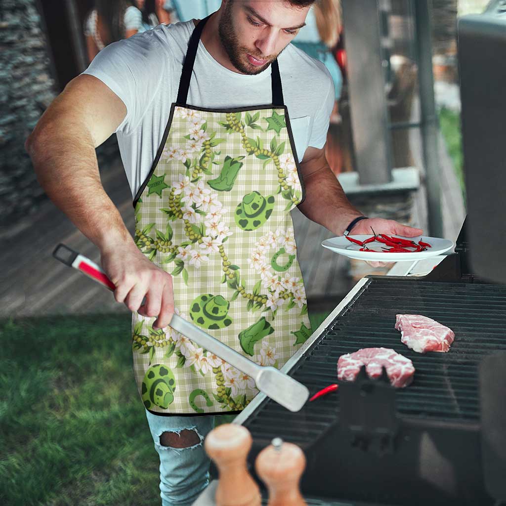 Mokihana Maile Ilima Leis Paniolo Palaka Apron Hawaiian Omaomo Ala Spirit - Polynesian Pride