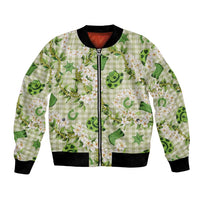 Mokihana Maile Ilima Leis Paniolo Palaka Bomber Jacket Hawaiian Omaomo Ala Spirit - Polynesian Pride