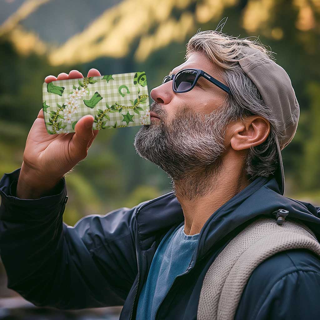 Mokihana Maile Ilima Leis Paniolo Palaka 4 in 1 Can Cooler Tumbler Hawaiian Omaomo Ala Spirit - Polynesian Pride