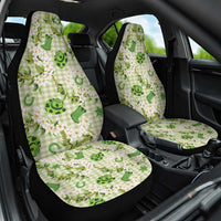 Mokihana Maile Ilima Leis Paniolo Palaka Car Seat Cover Hawaiian Omaomo Ala Spirit - Polynesian Pride