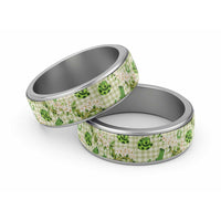 Mokihana Maile Ilima Leis Paniolo Palaka Classic Ring Hawaiian Omaomo Ala Spirit - Polynesian Pride