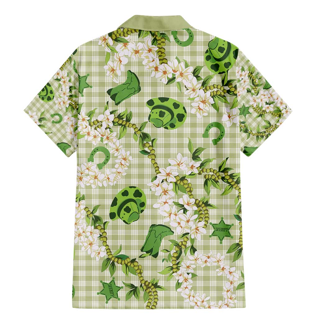 Mokihana Maile Ilima Leis Paniolo Palaka Family Matching Mermaid Dress and Hawaiian Shirt Hawaiian Omaomo Ala Spirit - Polynesian Pride