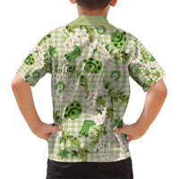 Mokihana Maile Ilima Leis Paniolo Palaka Kid Hawaiian Shirt Hawaiian Omaomo Ala Spirit - Polynesian Pride