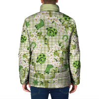 Mokihana Maile Ilima Leis Paniolo Palaka Padded Jacket Hawaiian Omaomo Ala Spirit - Polynesian Pride