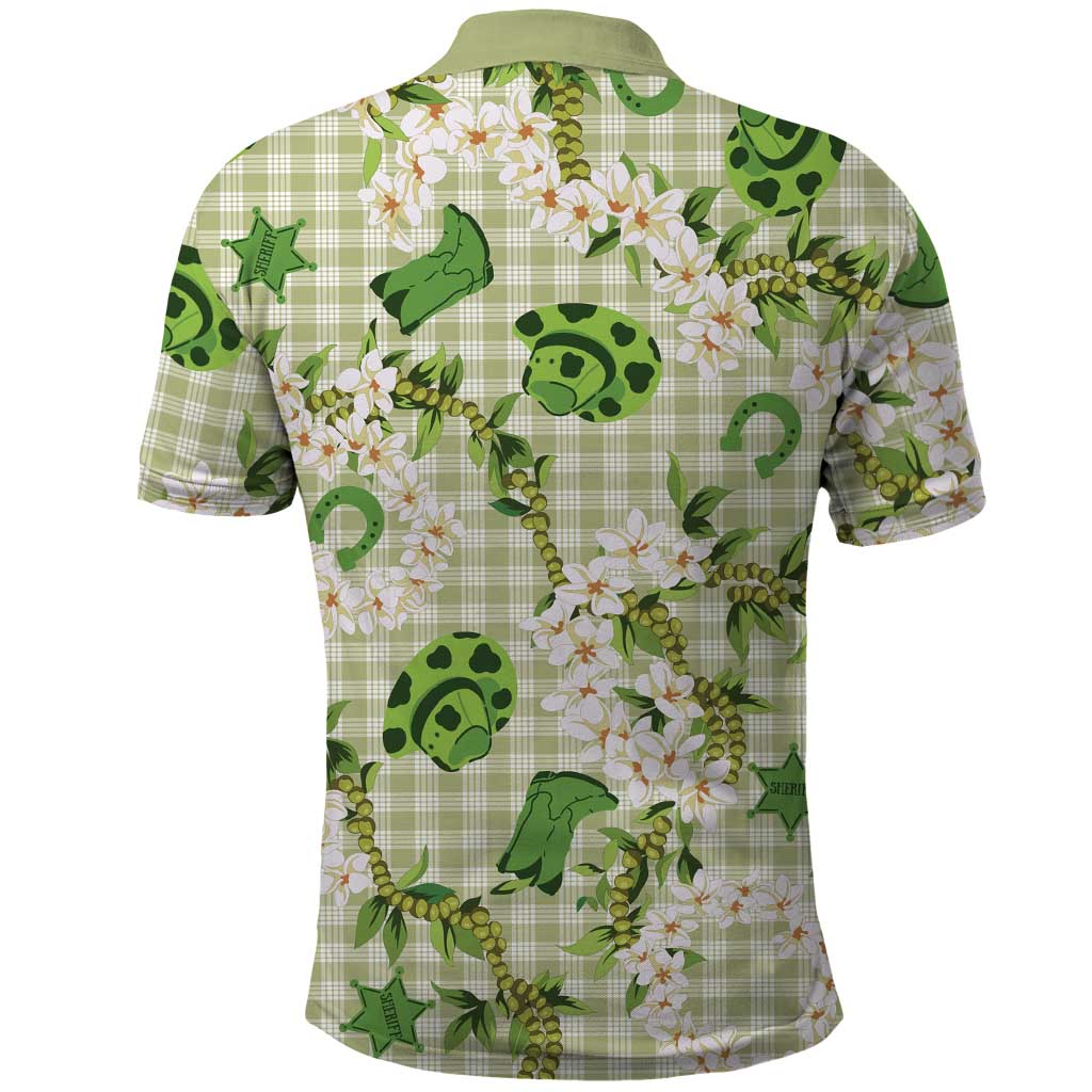 Mokihana Maile Ilima Leis Paniolo Palaka Polo Shirt Hawaiian Omaomo Ala Spirit - Polynesian Pride
