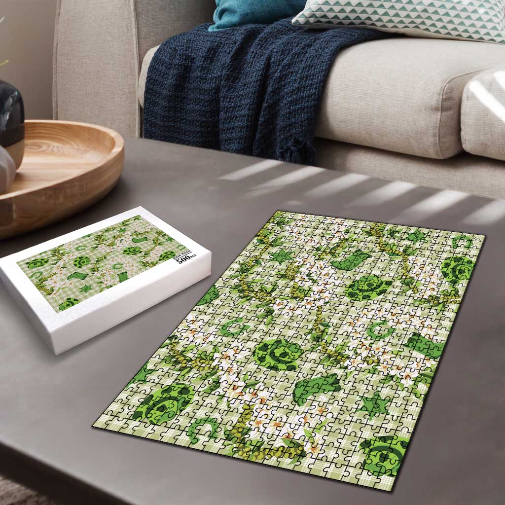 Mokihana Maile Ilima Leis Paniolo Palaka Puzzle Hawaiian Omaomo Ala Spirit - Polynesian Pride