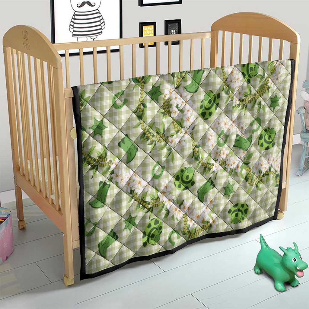 Mokihana Maile Ilima Leis Paniolo Palaka Quilt Hawaiian Omaomo Ala Spirit - Polynesian Pride