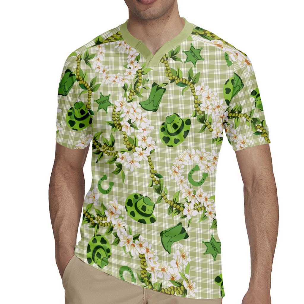 Mokihana Maile Ilima Leis Paniolo Palaka Rugby Jersey Hawaiian Omaomo Ala Spirit - Polynesian Pride