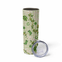 Mokihana Maile Ilima Leis Paniolo Palaka Skinny Tumbler Hawaiian Omaomo Ala Spirit - Polynesian Pride