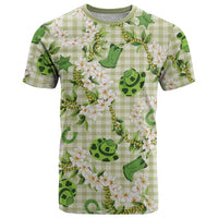 Mokihana Maile Ilima Leis Paniolo Palaka T Shirt Hawaiian Omaomo Ala Spirit - Polynesian Pride