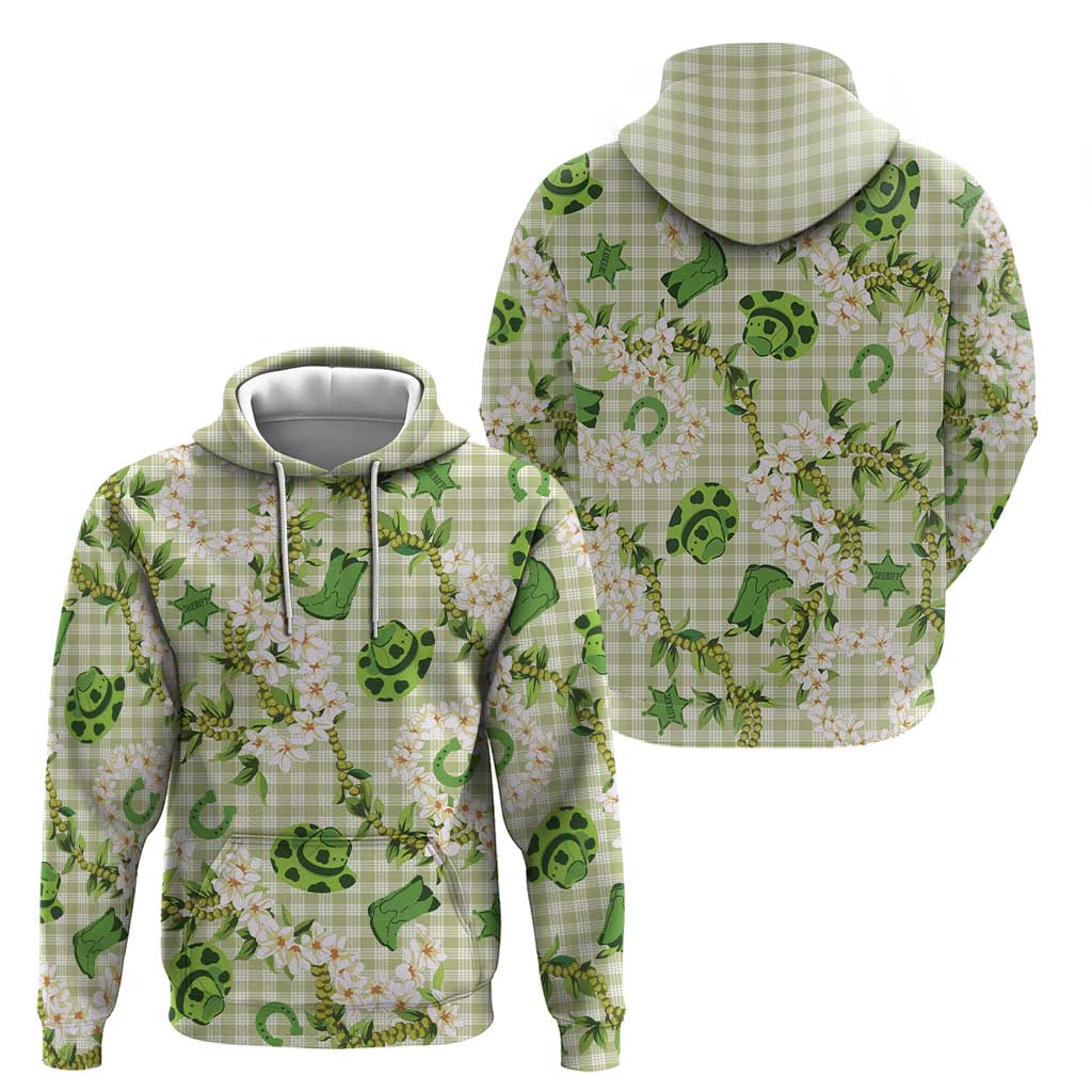 Mokihana Maile Ilima Leis Paniolo Palaka Zip Hoodie Hawaiian Omaomo Ala Spirit - Polynesian Pride