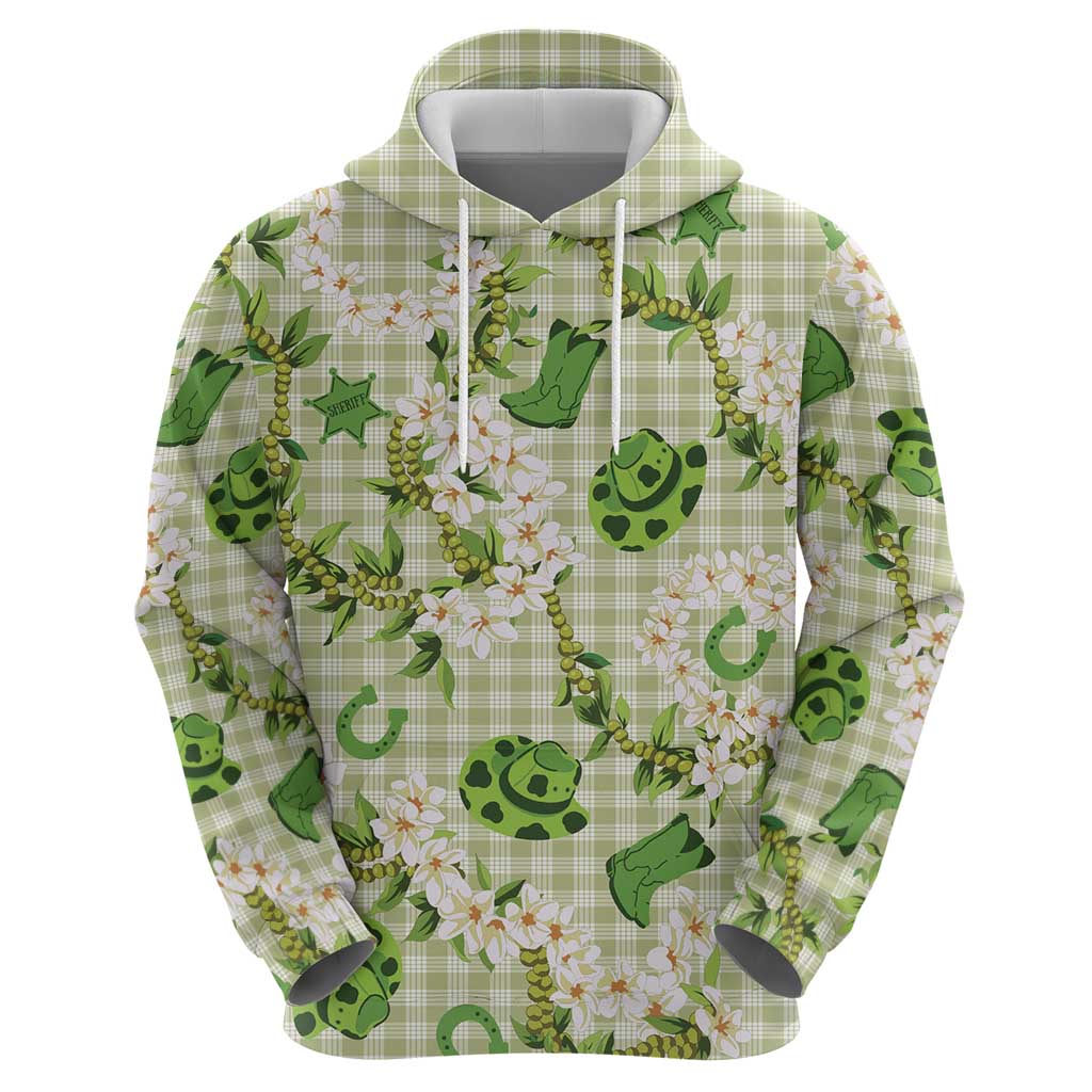 Mokihana Maile Ilima Leis Paniolo Palaka Zip Hoodie Hawaiian Omaomo Ala Spirit - Polynesian Pride