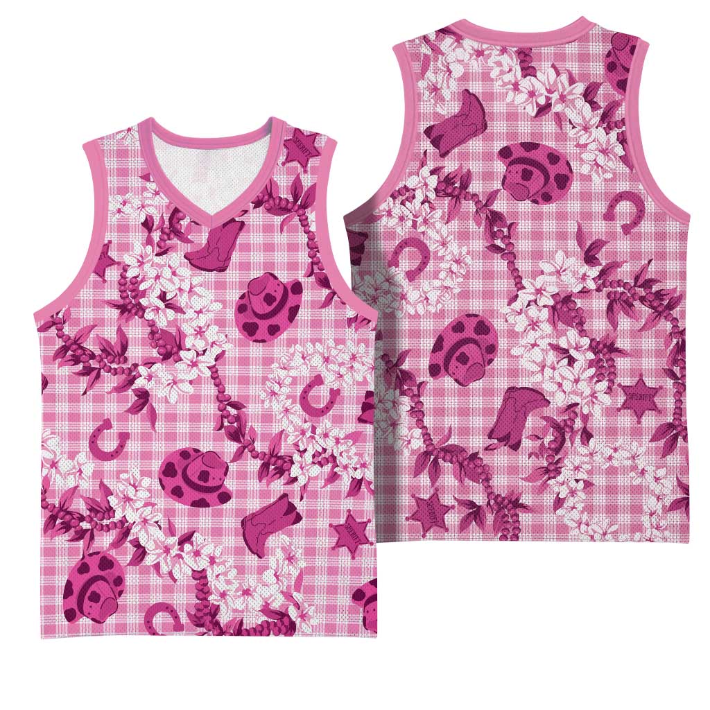 Mokihana Maile Ilima Leis Paniolo Palaka Basketball Jersey Hawaiian Omaomo Ulaula Spirit - Polynesian Pride