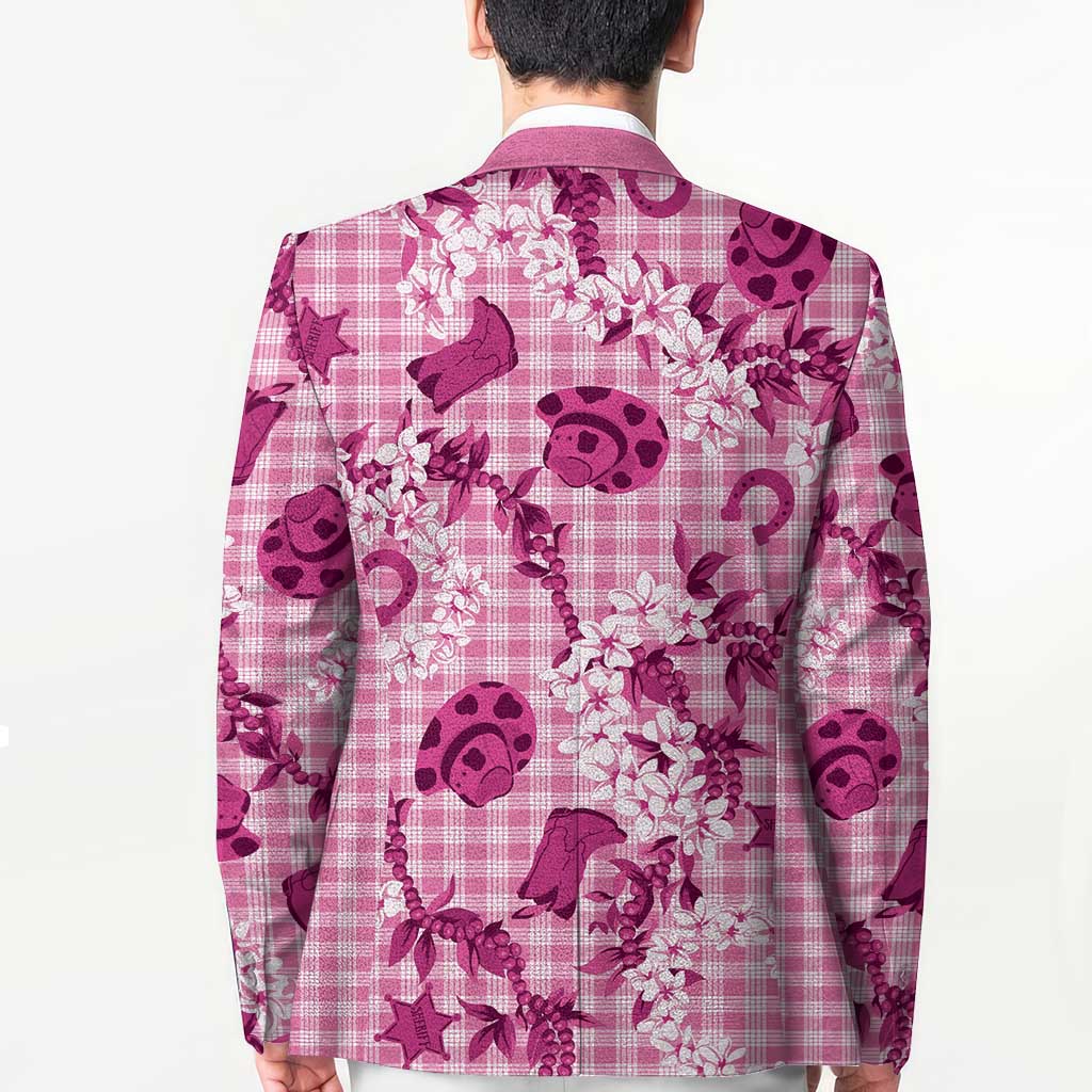 Mokihana Maile Ilima Leis Paniolo Palaka Blazer Hawaiian Omaomo Ulaula Spirit - Polynesian Pride