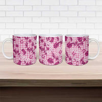 Mokihana Maile Ilima Leis Paniolo Palaka Ceramic Mug Hawaiian Omaomo Ulaula Spirit - Polynesian Pride