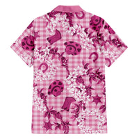 Mokihana Maile Ilima Leis Paniolo Palaka Family Matching Summer Maxi Dress and Hawaiian Shirt Hawaiian Omaomo Ulaula Spirit LT9 - Polynesian Pride