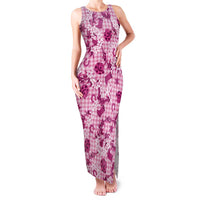 Mokihana Maile Ilima Leis Paniolo Palaka Family Matching Tank Maxi Dress and Hawaiian Shirt Hawaiian Omaomo Ulaula Spirit - Polynesian Pride