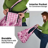 Mokihana Maile Ilima Leis Paniolo Palaka Grocery Bag Hawaiian Omaomo Ulaula Spirit - Polynesian Pride