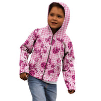 Mokihana Maile Ilima Leis Paniolo Palaka Kid Hoodie Hawaiian Omaomo Ulaula Spirit - Polynesian Pride