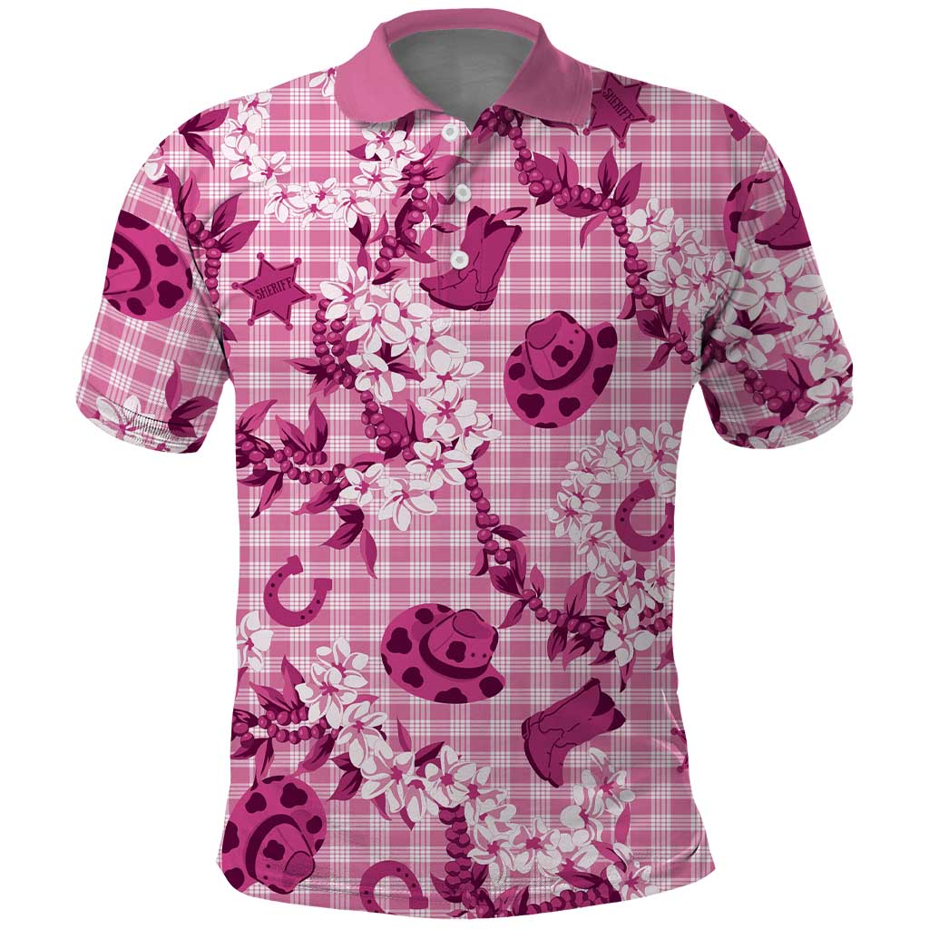Mokihana Maile Ilima Leis Paniolo Palaka Polo Shirt Hawaiian Omaomo Ulaula Spirit - Polynesian Pride