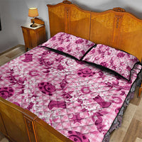 Mokihana Maile Ilima Leis Paniolo Palaka Quilt Bed Set Hawaiian Omaomo Ulaula Spirit - Polynesian Pride