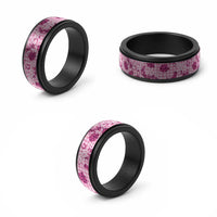 Mokihana Maile Ilima Leis Paniolo Palaka Spinner Ring Hawaiian Omaomo Ulaula Spirit - Polynesian Pride