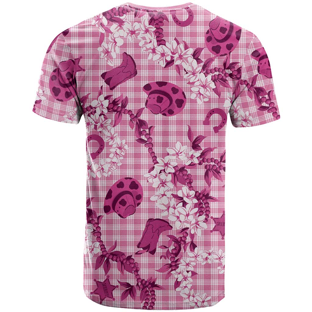 Mokihana Maile Ilima Leis Paniolo Palaka T Shirt Hawaiian Omaomo Ulaula Spirit - Polynesian Pride