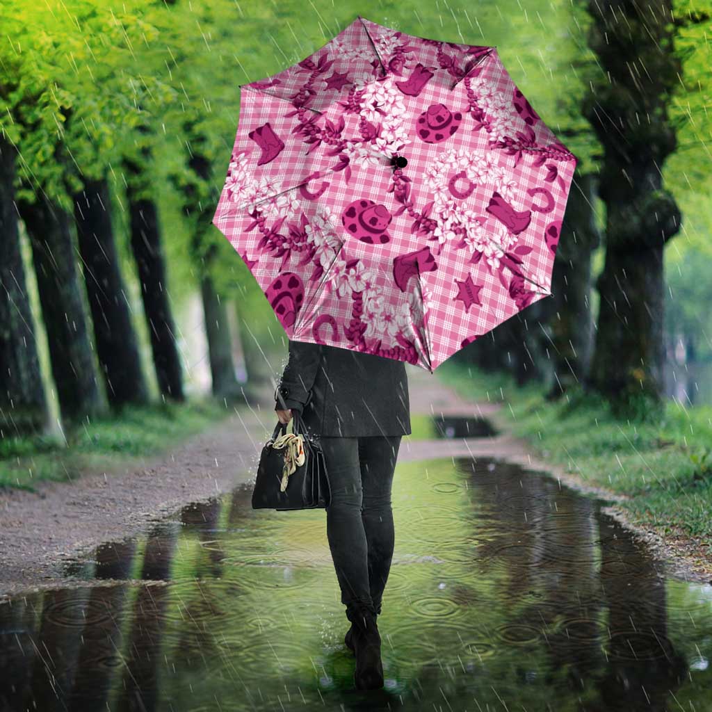 Mokihana Maile Ilima Leis Paniolo Palaka Umbrella Hawaiian Omaomo Ulaula Spirit - Polynesian Pride