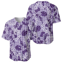 Mokihana Maile Ilima Leis Paniolo Palaka Baseball Jersey Hawaiian Poni Spirit - Polynesian Pride