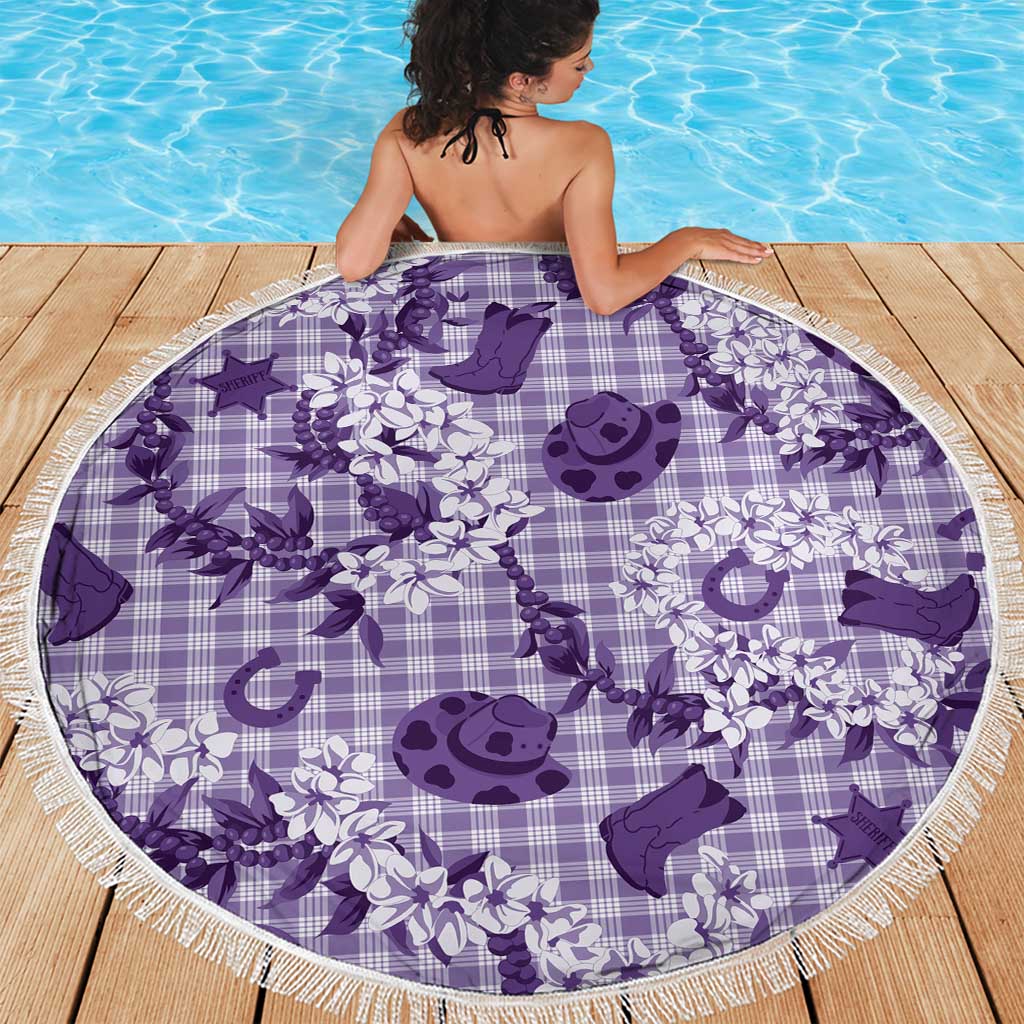 Mokihana Maile Ilima Leis Paniolo Palaka Beach Blanket Hawaiian Poni Spirit - Polynesian Pride