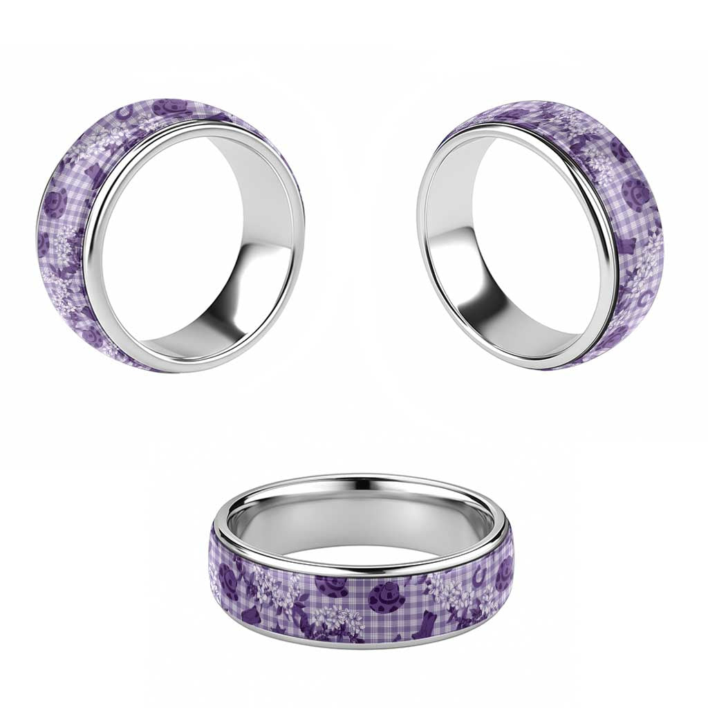 Mokihana Maile Ilima Leis Paniolo Palaka Classic Ring Hawaiian Poni Spirit - Polynesian Pride