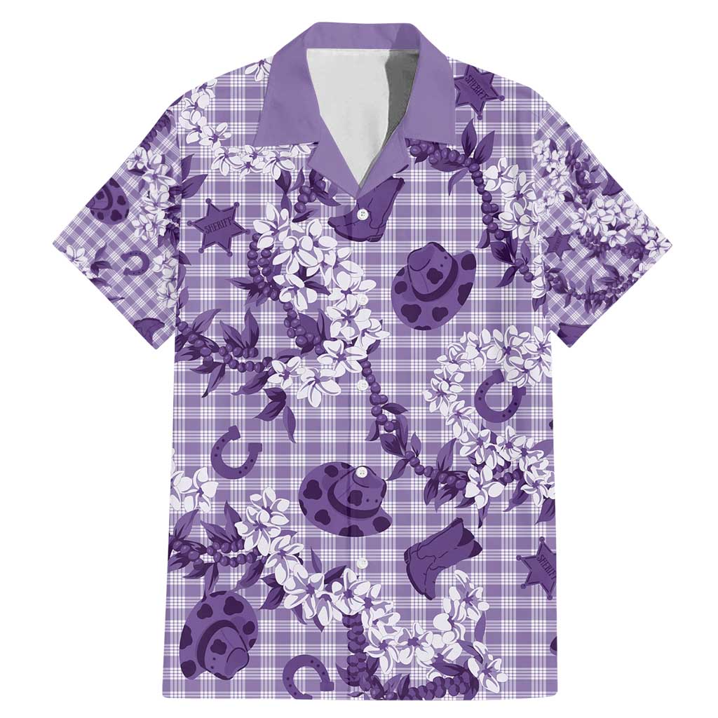 Mokihana Maile Ilima Leis Paniolo Palaka Family Matching Mermaid Dress and Hawaiian Shirt Hawaiian Poni Spirit - Polynesian Pride