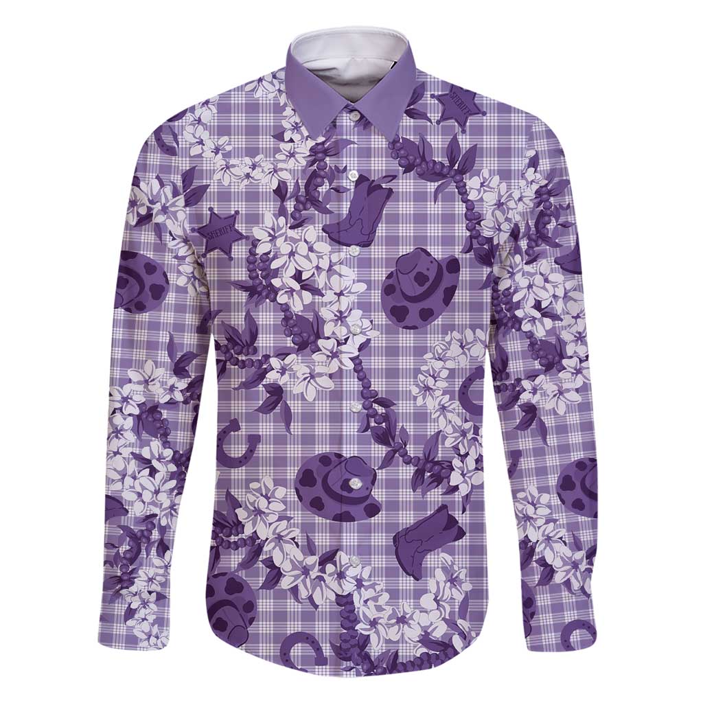 Mokihana Maile Ilima Leis Paniolo Palaka Family Matching Summer Maxi Dress and Hawaiian Shirt Hawaiian Poni Spirit - Polynesian Pride