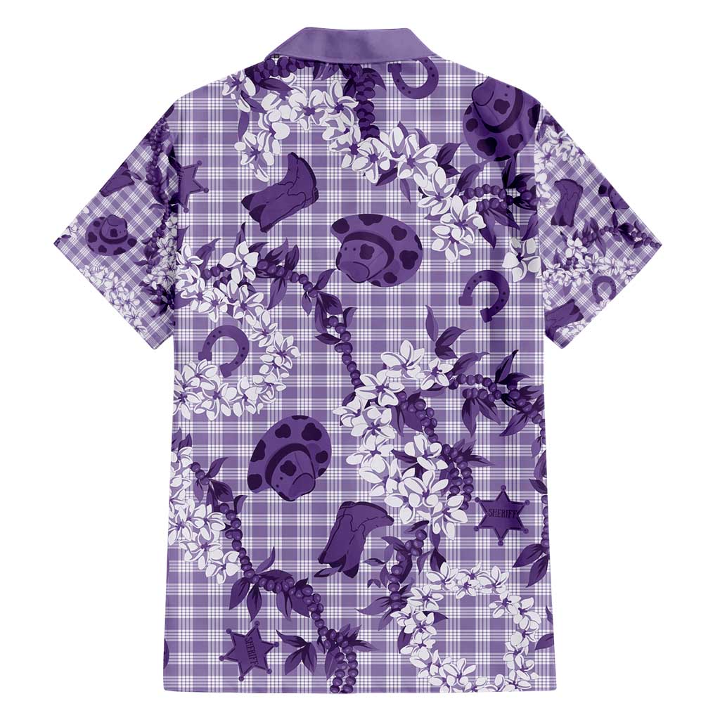 Mokihana Maile Ilima Leis Paniolo Palaka Hawaiian Shirt Hawaiian Poni Spirit - Polynesian Pride