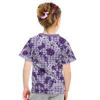 Mokihana Maile Ilima Leis Paniolo Palaka Kid T Shirt Hawaiian Poni Spirit - Polynesian Pride