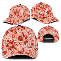 Mokihana Maile Ilima Leis Paniolo Palaka Classic Cap Hawaiian Ulaula Spirit - Polynesian Pride