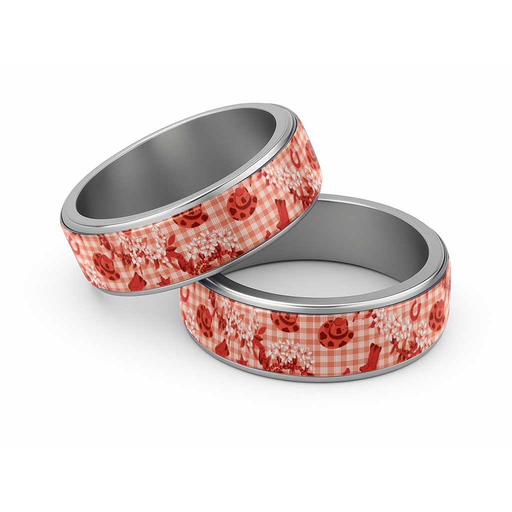 Mokihana Maile Ilima Leis Paniolo Palaka Classic Ring Hawaiian Ulaula Spirit - Polynesian Pride