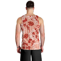 Mokihana Maile Ilima Leis Paniolo Palaka Men Tank Top Hawaiian Ulaula Spirit - Polynesian Pride